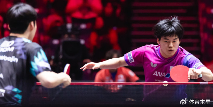 张禹珍逆转松岛辉空晋级八强 WTT新加坡大满贯男