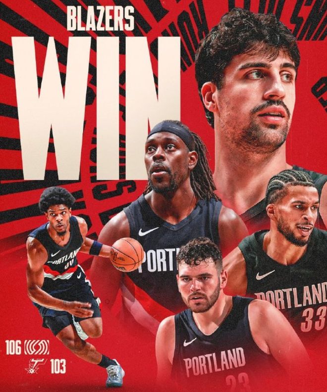 文班亚马受伤马刺惜败开拓者 系列赛1-1平局